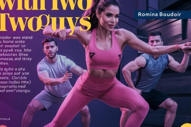 The Ultimate Guide to working out with two guys . romina boudoir